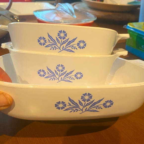 Corningware Other - Corningware Vintage Blue Cornflower Made in the USA - Three Piece